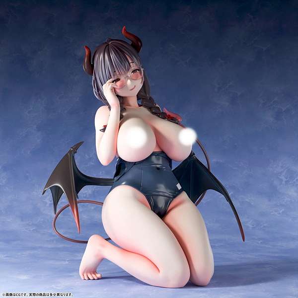 肉感少女 クラスの地味子がサキュバスだった 夢咲さよ 1/5スケール-9