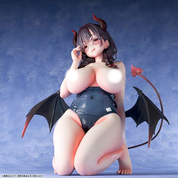 肉感少女 クラスの地味子がサキュバスだった 夢咲さよ 1/5スケール-12