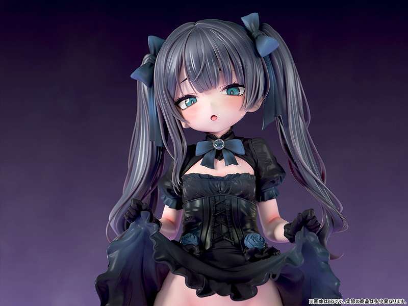 肉感少女 ゴシック姉妹のいたずら 黒霧メーア 1/5スケール-16