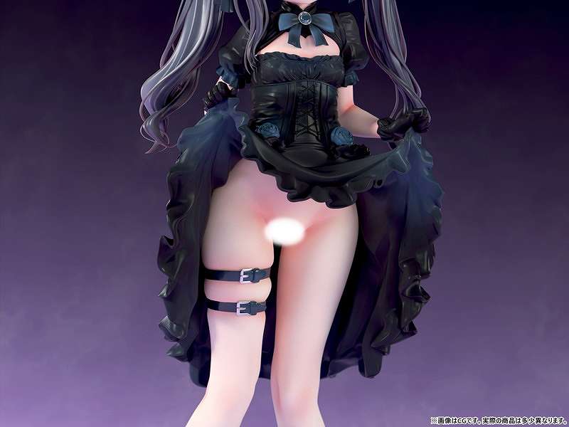 肉感少女 ゴシック姉妹のいたずら 黒霧メーア 1/5スケール-18