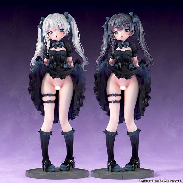 肉感少女 ゴシック姉妹のいたずら 黒霧メーア 1/5スケール-20