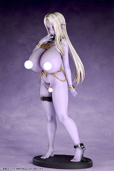 肉感少女 異世界の奴○市 出品番号02 紫肌ダークエルフ 1/6スケール-5