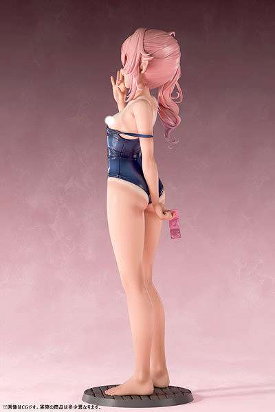 肉感少女 スク水日焼けのちっぱいエルフ ミーナ 1/5スケール-5