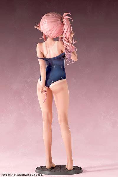 肉感少女 スク水日焼けのちっぱいエルフ ミーナ 1/5スケール-7