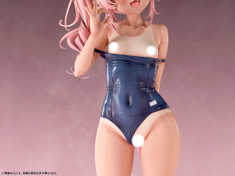 肉感少女 スク水日焼けのちっぱいエルフ ミーナ 1/5スケール-18