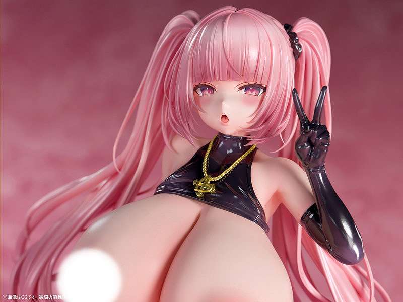 【再販】肉感少女 爆乳ラバードレス インカローズ 1/4スケール-11