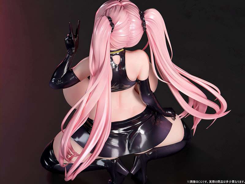 【再販】肉感少女 爆乳ラバードレス インカローズ 1/4スケール-17