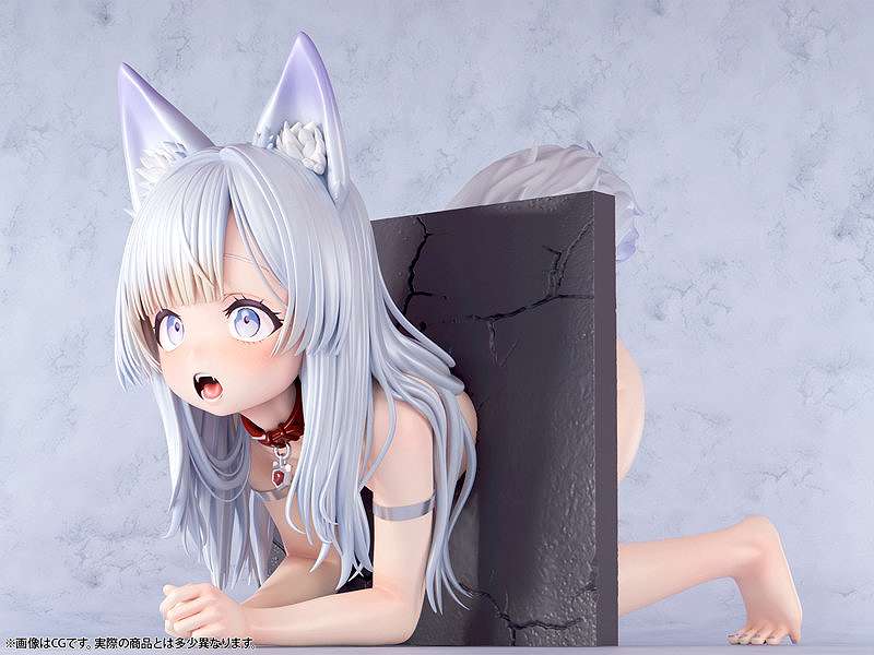 肉感少女 壁尻 ちび狐娘 こまち 1/5スケール-13