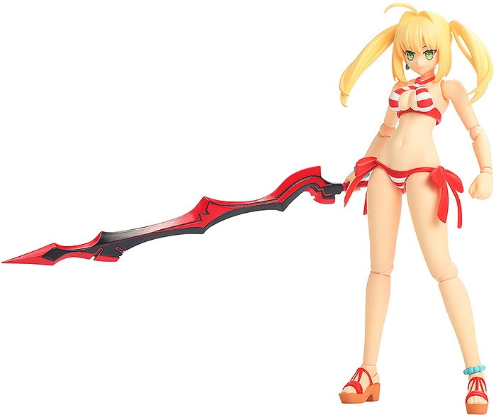 4インチネル Fate/Grand Order キャスター/ネロ・クラウディウス アクションフィギュア-3