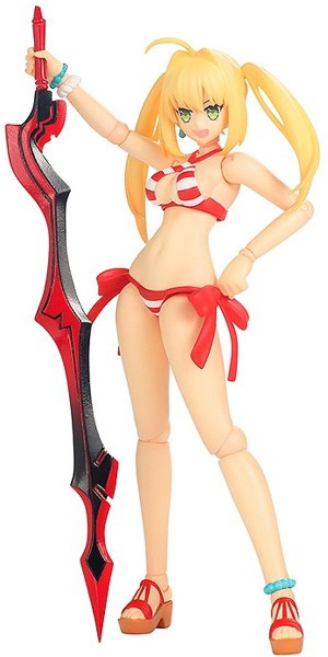 4インチネル Fate/Grand Order キャスター/ネロ・クラウディウス アクションフィギュア-5