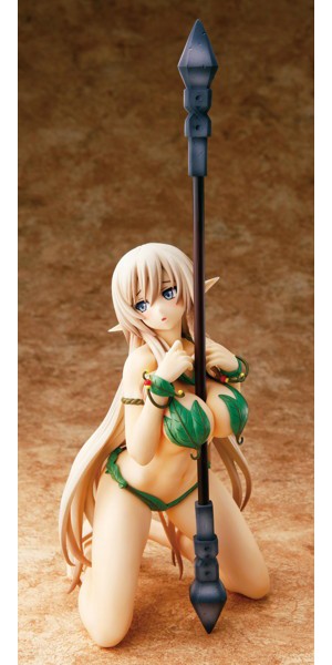 クイーンズブレイド 美しき闘士たち アレイン 水着で完全敗北！やわらかフィギュア-2