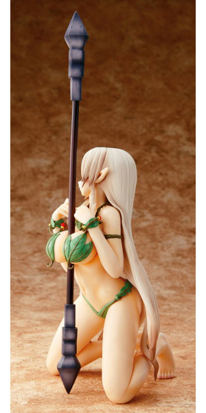 クイーンズブレイド 美しき闘士たち アレイン 水着で完全敗北！やわらかフィギュア-3