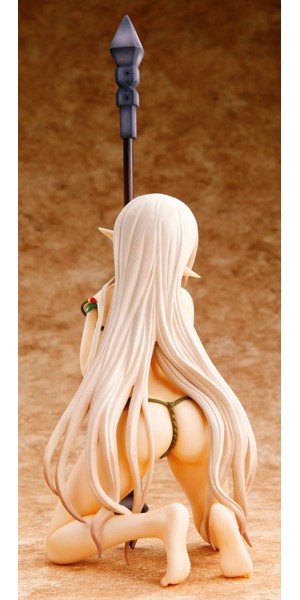 クイーンズブレイド 美しき闘士たち アレイン 水着で完全敗北！やわらかフィギュア-4