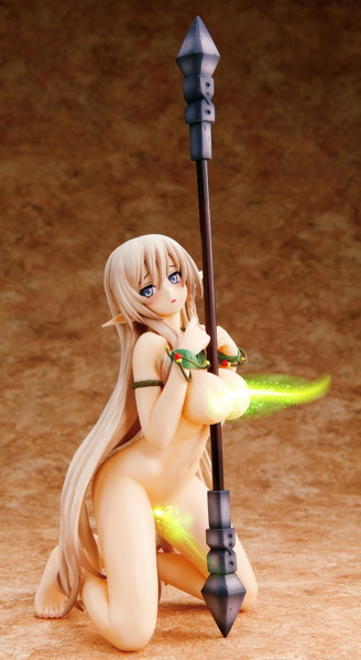 クイーンズブレイド 美しき闘士たち アレイン 水着で完全敗北！やわらかフィギュア-6