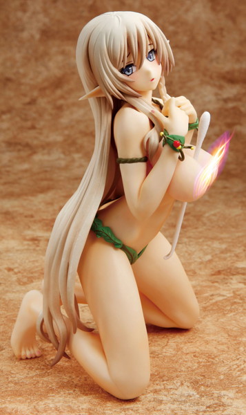 クイーンズブレイド 美しき闘士たち アレイン 水着で完全敗北！やわらかフィギュア-8