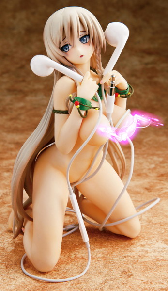 クイーンズブレイド 美しき闘士たち アレイン 水着で完全敗北！やわらかフィギュア-11