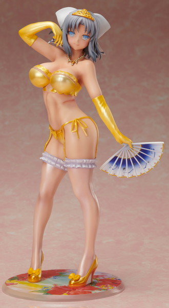 極美Girls Super Premium 閃乱カグラNewWave Gバースト 雪泉 小麦色の日焼け肌でセクシーランジェリーVer. フィギュア 1/6スケール-1