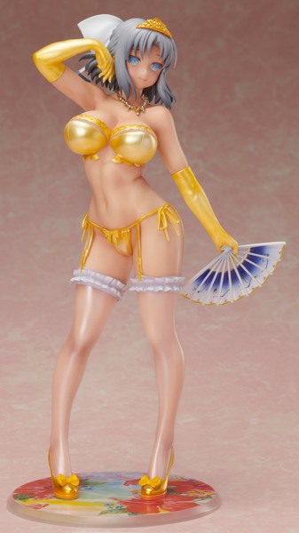 極美Girls Super Premium 閃乱カグラNewWave Gバースト 雪泉 小麦色の日焼け肌でセクシーランジェリーVer. フィギュア 1/6スケール-3