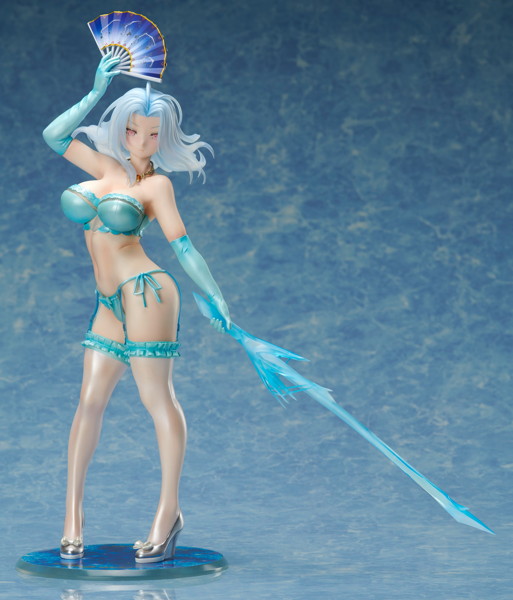 極美Girls Super Premium 閃乱カグラNewWave Gバースト 氷王の雪泉 セクシーランジェリーVer. フィギュア 1/6スケール-1