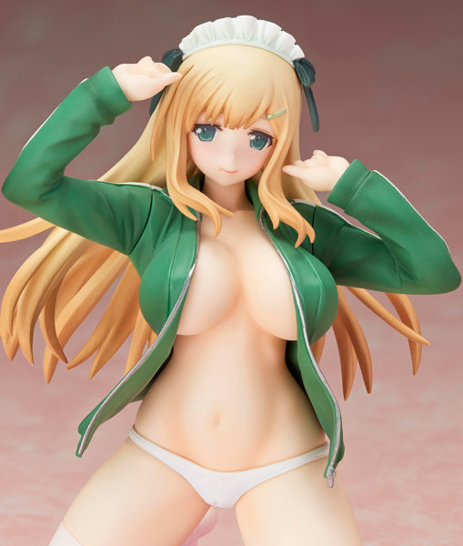 【再販】『閃乱カグラ NEW WAVE Gバースト』 ＜復刻版＞詠 素肌ジャージVer. 極美Girls Slender Gramorous 1/10スケール-4