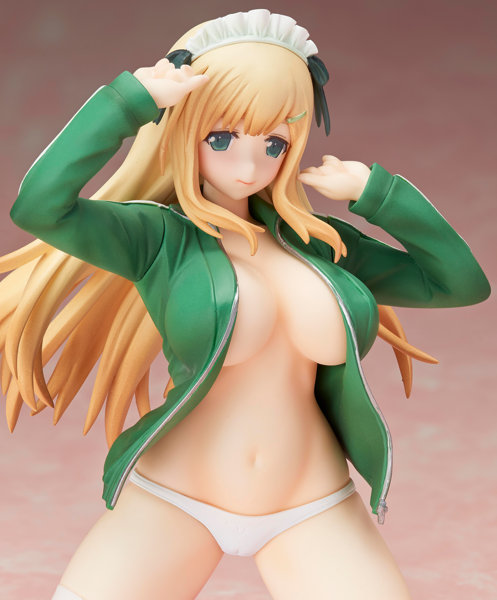 【再販】『閃乱カグラ NEW WAVE Gバースト』 ＜復刻版＞詠 素肌ジャージVer. 極美Girls Slender Gramorous 1/10スケール-5