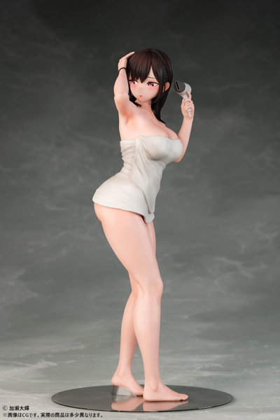 加瀬大輝 イラスト 髪を乾かすJ●さん 1/6スケール-3