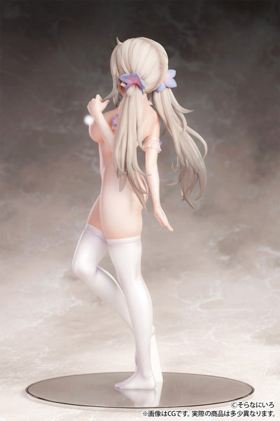 【再販】そらなにいろ イラスト 「純白エロフ」 脱衣ver. 1/6スケール-5