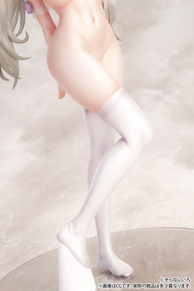 【再販】そらなにいろ イラスト 「純白エロフ」 脱衣ver. 1/6スケール-11