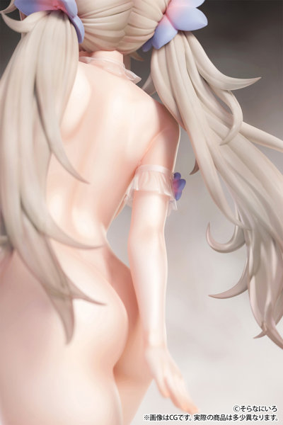 【再販】そらなにいろ イラスト 「純白エロフ」 脱衣ver. 1/6スケール-14