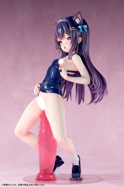 肉感少女 本当に入るの?ちび猫娘の好奇心 猫春ひめこ 1/5スケール-4