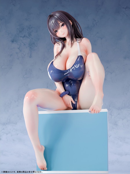 巨乳人妻と秘密の水泳教室 ノワール 1/6スケール-13