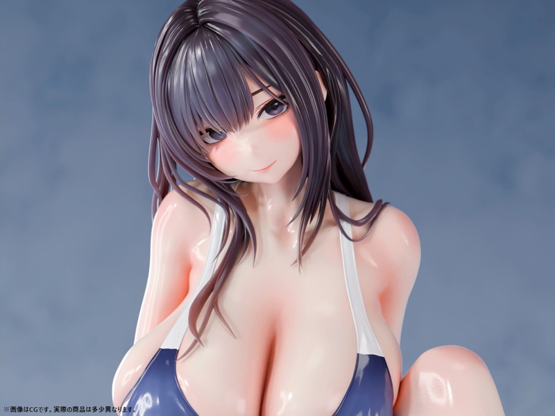 巨乳人妻と秘密の水泳教室 ノワール 1/6スケール-15