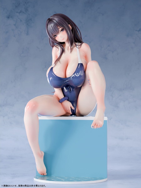 巨乳人妻と秘密の水泳教室 ノワール 1/6スケール-3