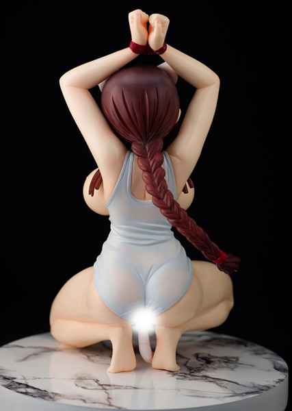 アキラちゃん・スク水ねこみみver.萌え艶White(1/6スケールPVC)-9