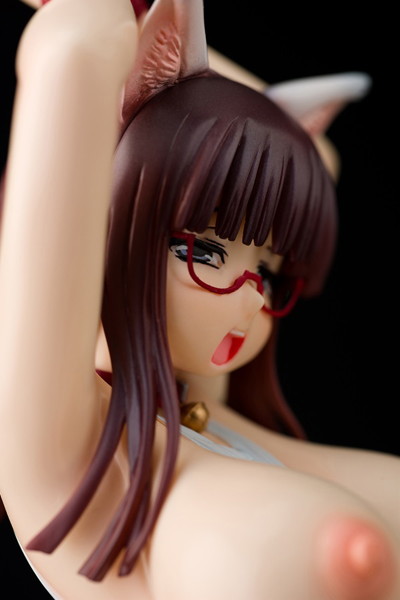 アキラちゃん・スク水ねこみみver.萌え艶White(1/6スケールPVC)-12