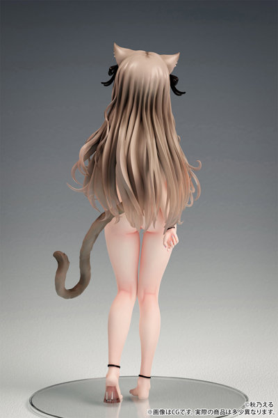 秋乃える イラスト「ミコちゃん」 脱衣ver. 1/7スケール-3