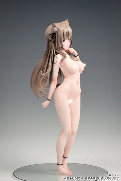 秋乃える イラスト「ミコちゃん」 脱衣ver. 1/7スケール-5