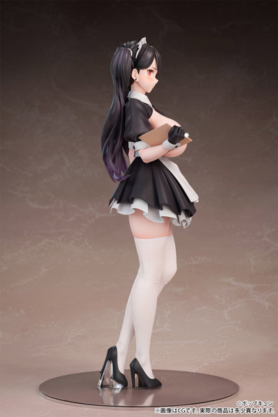 ポップキュン イラスト「高時給メイドカフェ店員さん」脱衣ver. 1/6スケール-5