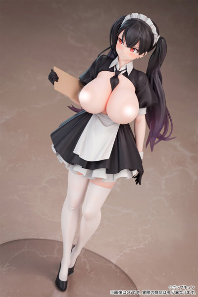 ポップキュン イラスト「高時給メイドカフェ店員さん」脱衣ver. 1/6スケール-8