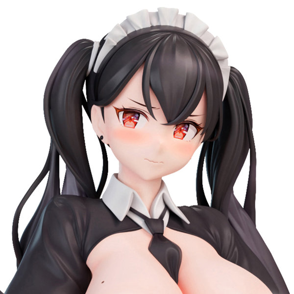 ポップキュン イラスト「高時給メイドカフェ店員さん」脱衣ver. 1/6スケール-17