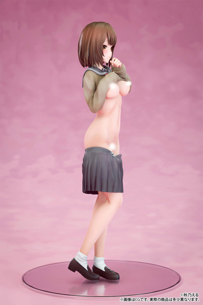 秋乃える イラスト「たくし上げJ●ちゃん」脱衣ver. 1/6スケール-6