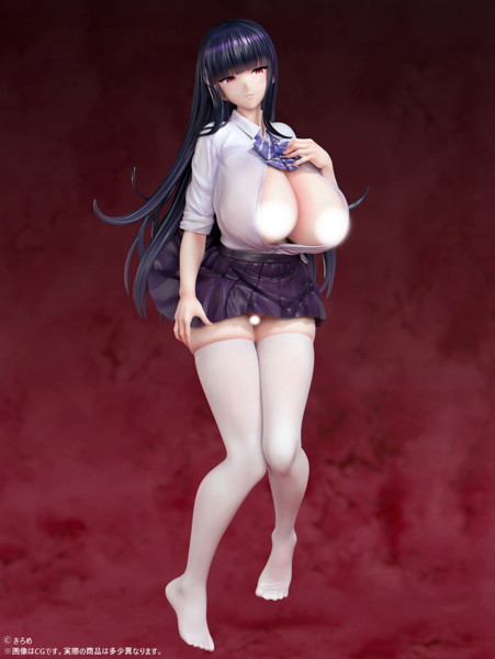 きろめ「委員長の皮を被ったどすけべ女子」清水谷理沙 脱衣ver. 1/6スケール-14