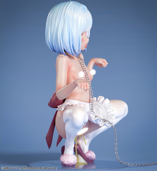 肉感少女 雌犬変態メイドの聖水 瑠璃香 1/4スケール-7