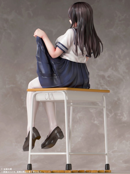 加瀬大輝「教室でたくし上げJ●さん」 脱衣ver. 1/5スケール-6