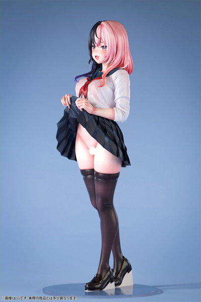 肉感少女 スカートの下は… 「寿々」 ノーパンver. 1/4スケール-5