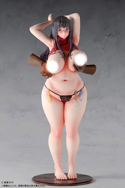 黒巣ガタリ『ワイルド式日本人妻の寝取り方』鴨添楓 眼鏡有りver. 1/4スケール-10