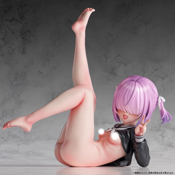 肉感少女 メカクレ彼女 優羽ちゃん 1/4スケール-3