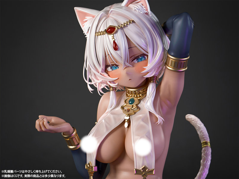 【再販】肉感少女 褐色猫娘 マウ 1/6スケール-13