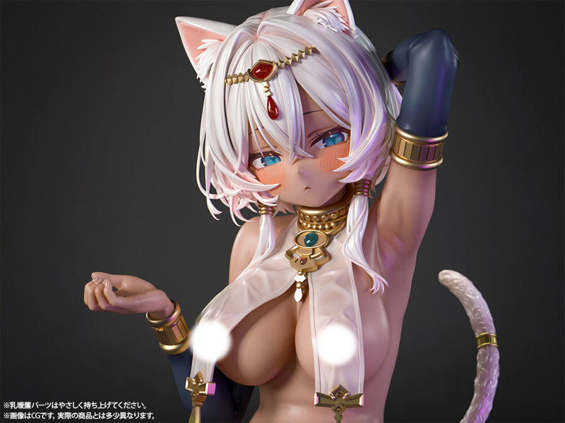【再販】肉感少女 褐色猫娘 マウ 1/6スケール-14