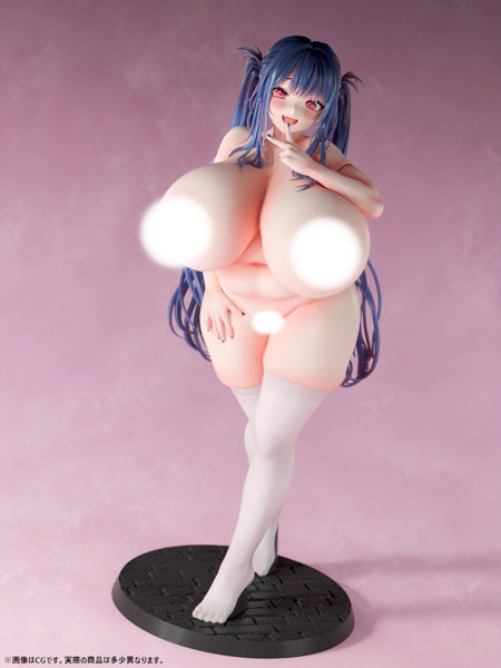 【再販】肉感少女 爆乳ツインテール サファイア 1/6スケール-9